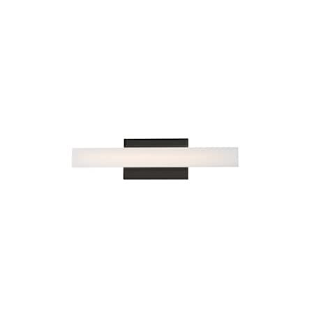 Maxim Vogue 18" Wide LED Bath Bar Black