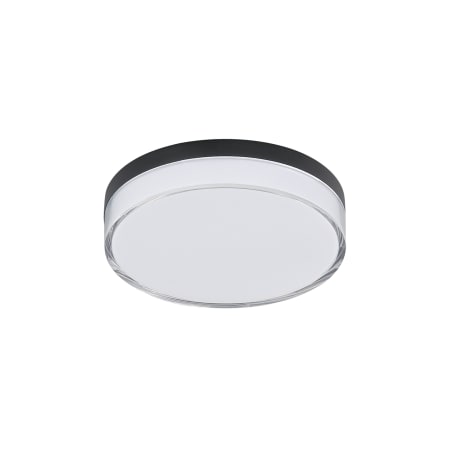 Maxim Edge 7" Wide Flush Mount Drum Ceiling Fixture Black