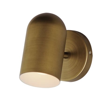 Maxim SpotLight 7" Tall LED Outdoor Wall Sconce Natural Aged Brass