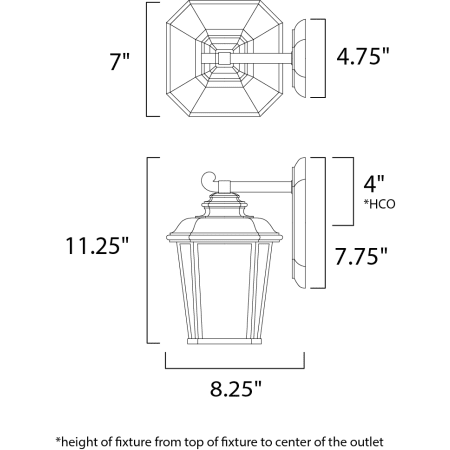 Maxim-65642WF-Line Drawing