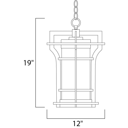 Maxim-65788WG-Line Drawing