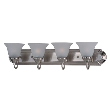 Maxim Essentials 30" Wide Bath Light Satin Nickel / Frosted Glass