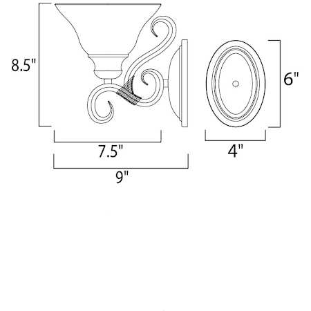 Maxim-8021-Line Drawing View
