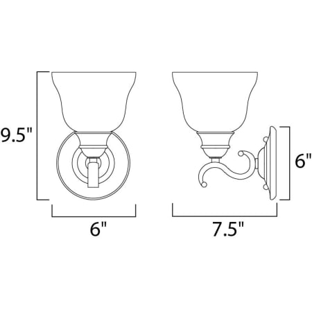 Maxim-85807-Line Drawing View