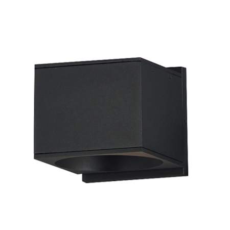 Maxim Stout 5" Tall LED Outdoor Wall Sconce - 3000K, 1650 Lumens, 90 CRI Black
