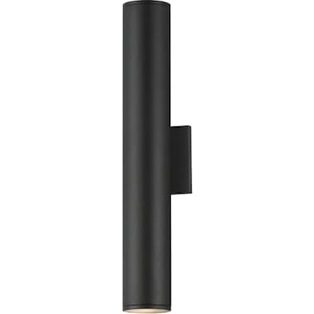 Maxim Caldera 2 Light 21" Tall ADA Compliant LED Outdoor Wall Sconce Black