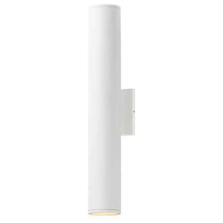 Maxim Caldera 2 Light 21" Tall ADA Compliant LED Outdoor Wall Sconce White