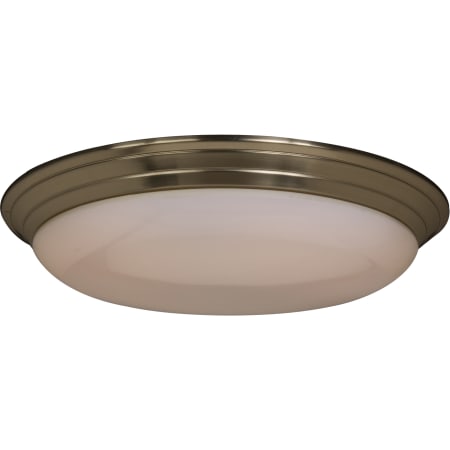 Maxim Fluorescent Flushmounts 17" Wide 1 Light Fluorescent Ceiling Light Satin Nickel