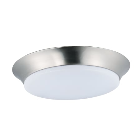 Satin Nickel / White Acrylic Lens