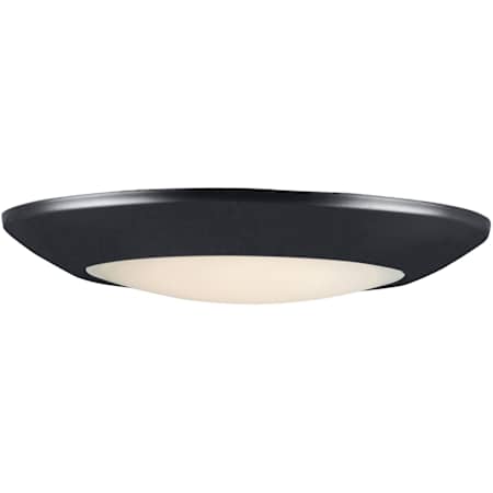 Maxim Diverse 8" Wide LED Flush Mount Bowl Outdoor Ceiling Fixture -3000K Black