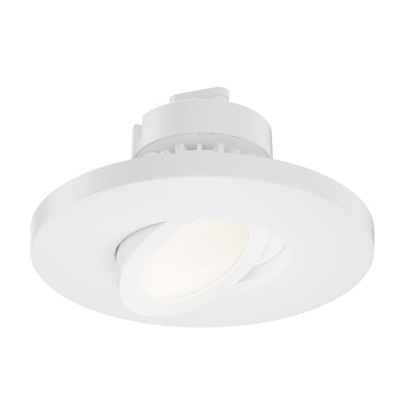 Maxim Tilt LED Canless Recessed Fixture with Adjustable Trims White