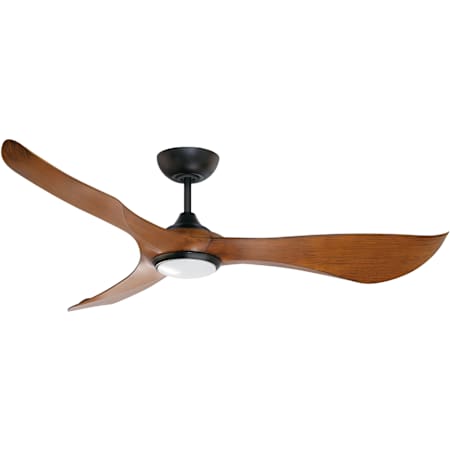 Maxim Keanu 56" 3 Blade Indoor / Outdoor LED Ceiling Fan Black / Walnut