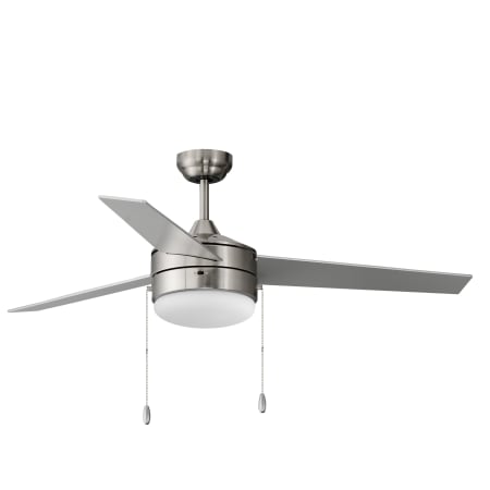 Maxim Trio 52" 3 Blade Indoor LED Ceiling Fan Satin Nickel / Black