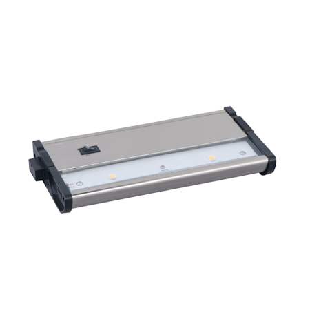 Maxim 7" 2-Light LED Under Cabinet Light from the CounterMax MX Collection Satin Nickel