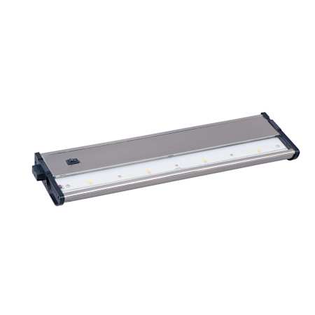 Maxim 13" 4-Light LED Under Cabinet Light from the CounterMax MX Collection Satin Nickel