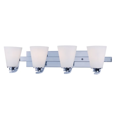 Maxim Conical 26" Wide Bath Light Polished Chrome