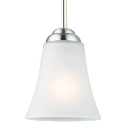 Maxim Vital 6" Wide Mini Pendant Satin Nickel