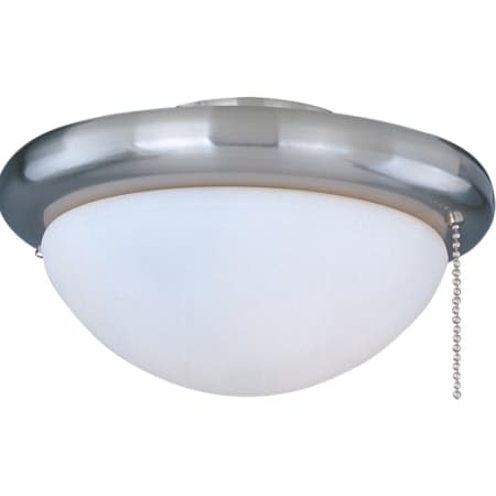 Maxim 7" Wide Single Light Ceiling Fan Light Kit Satin Nickel