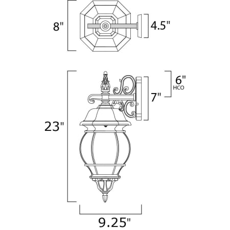 Maxim-MX 1034-Line Drawing