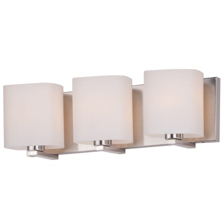 Maxim Wrap 3 Light 19" Wide Bathroom Vanity Light Satin Nickel