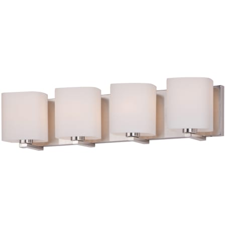 Maxim Wrap 4 Light 26" Wide Bathroom Vanity Light Satin Nickel