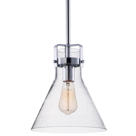 Maxim Seafarer Single Light 10" Wide Pendant Polished Chrome
