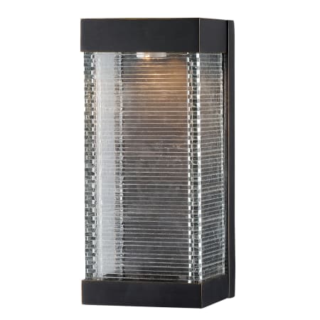 Maxim Stackhouse 13" Vivex LED Wall Sconce with Prismatic Glass Shade Bronze