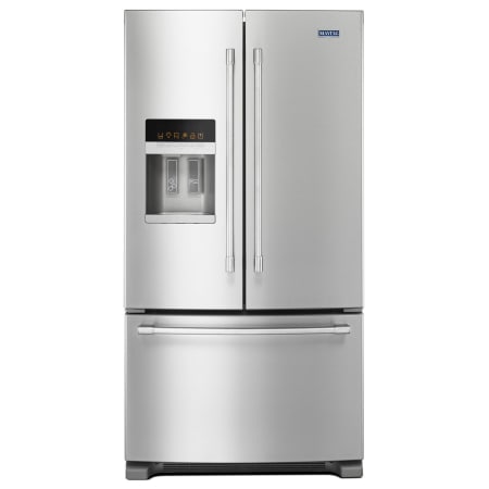 Maytag 36 Inch Wide 25 cu. ft. French Door Refrigerator with Powercold® and LED Lighting Stainless Steel