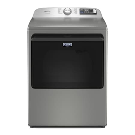 Maytag 27 Inch Wide 7.4 Cu. Ft. Electric Dryer with Pet Pro Option Classic Silver