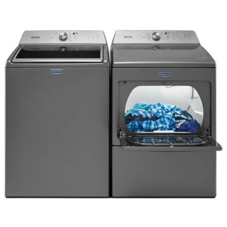 Maytag-MGDB765F-Laundry Pair Dryer Open