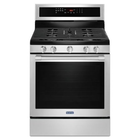 Maytag 30 Inch Wide 5.8 Cu. Ft. Free Standing Gas Range with True Convection Fingerprint Resistant Stainless Steel