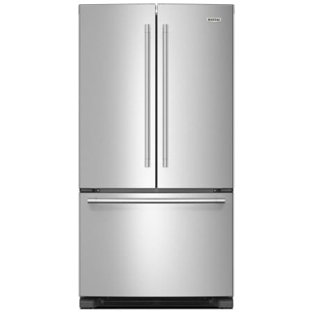 Maytag 36 Inch Wide 25.2 Cu. Ft. Energy Star Certified Fingerprint Resistant French Door Refrigerator with Max Cool Setting Fingerprint Resistant Stainless Steel