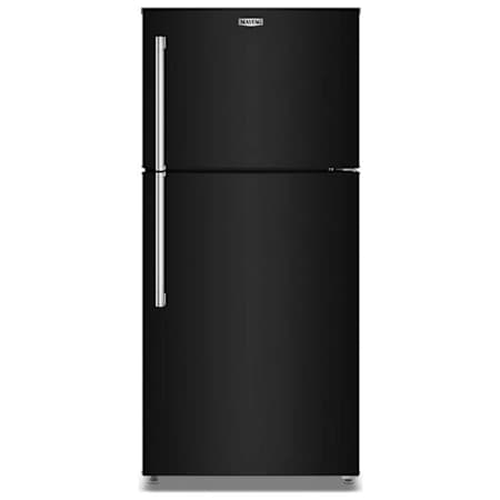 Maytag 30 Inch Wide 19.3 Cu. Ft. Top Freezer Refrigerator Black