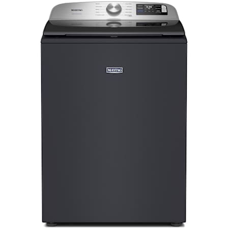 Maytag 28 Inch Wide 5.2 Cu. Ft. Top Loading Washing Machine Midnight Steel