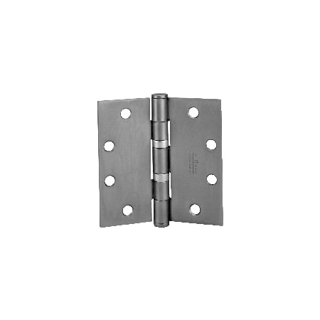 McKinney TA2714 Series 4-1/2" x 4-1/2" Standard Duty Plain Bearing Square Corner Mortise Door Hinge with Removable Pin and 4 Wire Concealed Circuit - Single Satin Chrome