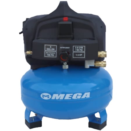 MEGA Compressor 1.5 HP 6 Gal 150 Max PSI Single-Stage Portable Electric (120 Volt) Reciprocating Air Compressor N/A
