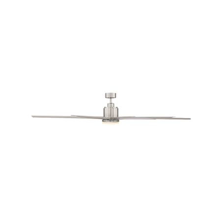 Meridian Single Light 8 Blade Integrated LED Hanging Indoor / Outdoor Ceiling Fan with Frosted Glass Shade Matte Black