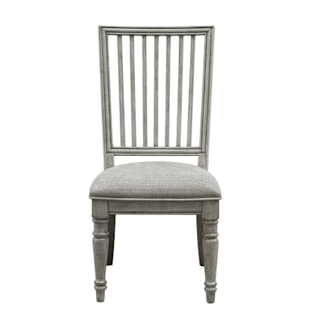 Meridian Lugdunensis 20" Wide Polyester Side Chair Heritage Taupe