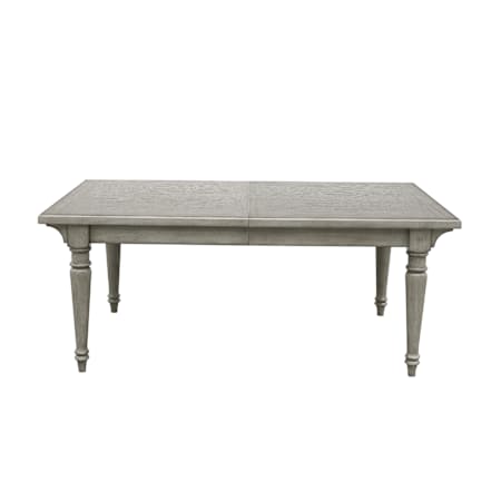 Meridian Lugdunensis 108" Long Hardwood Dining Table Heritage Taupe