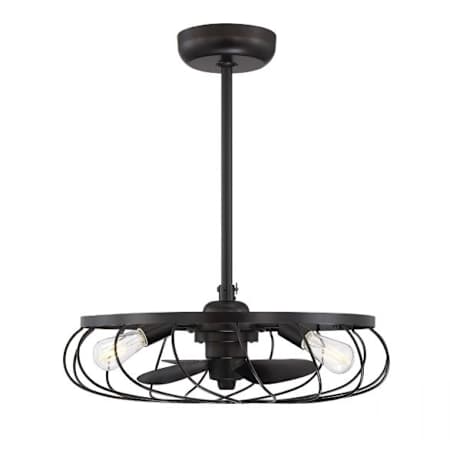 Meridian 16" 3 Light 3 Blade Indoor Ceiling Fandelier Oil Rubbed Bronze