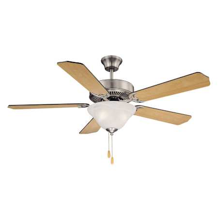 Meridian First Value 52" 5 Blade Indoor LED Ceiling Fan Brushed Nickel