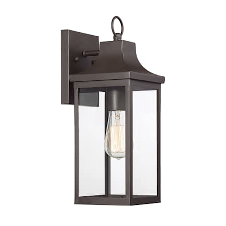 Meridian Single Light 15" Tall Outdoor Wall Sconce Oil Rubbed Bronze