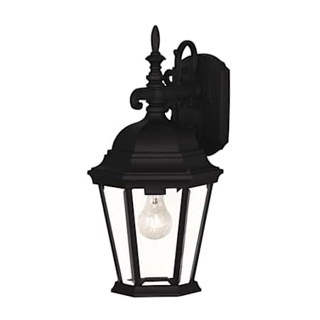 Meridian 18" Tall Outdoor Wall Sconce Black
