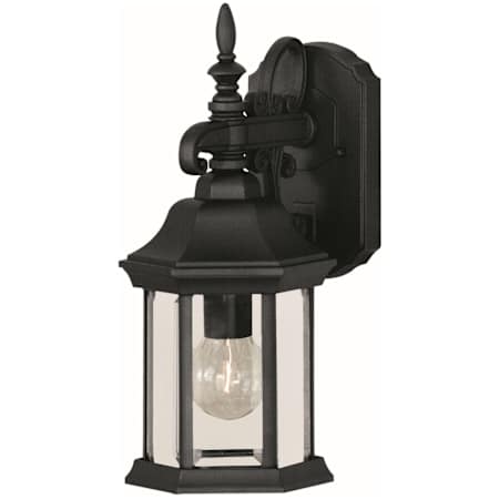 Meridian 14" Tall Outdoor Wall Sconce Black