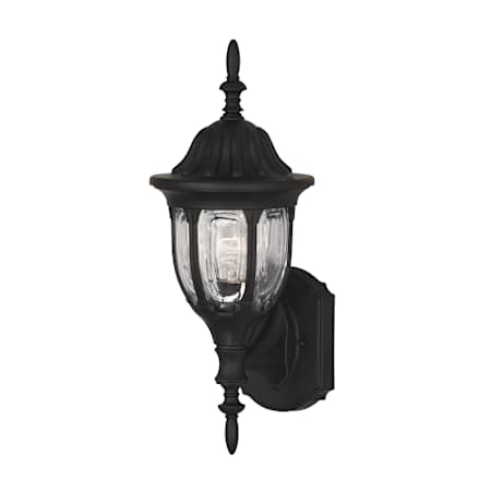 Meridian 16" Tall Outdoor Wall Sconce Black