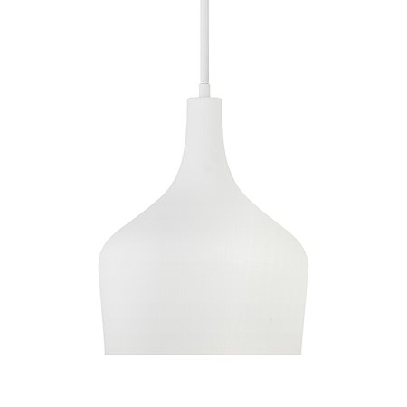 Meridian 11" Wide Pendant Bisque White