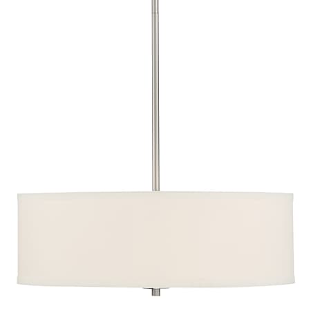 Meridian 3 Light 18" Wide Pendant Brushed Nickel