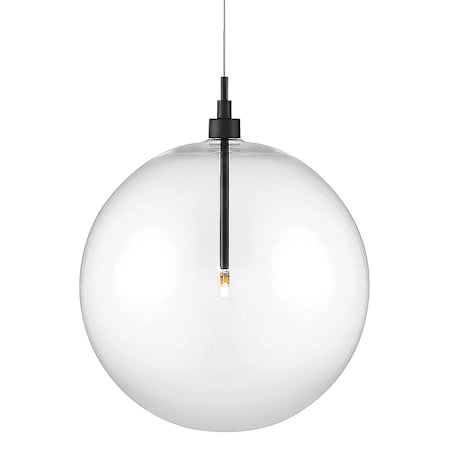 Meridian 12" Wide LED Pendant Oil Rubbed Bronze