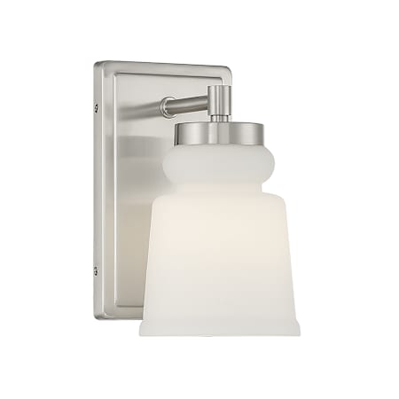 Meridian 9" Tall Wall Sconce Brushed Nickel