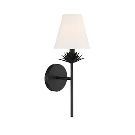 Meridian 17" Tall Wall Sconce Matte Black